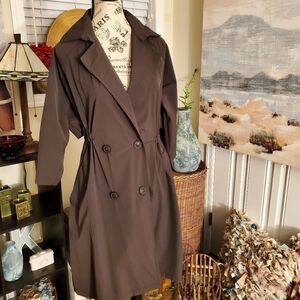 Yi Yue Hang Unlined stylish Brown Cardigan Jacket.